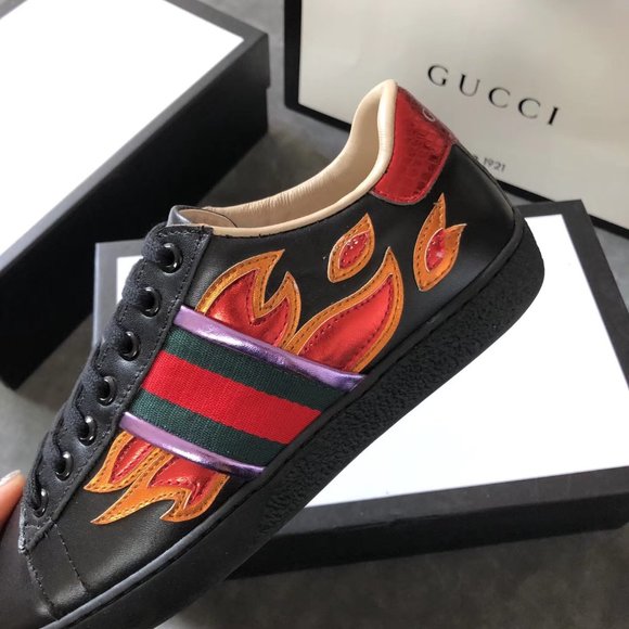 newgUCCI LEATHER CASUAL SHOES FOR WOMEN